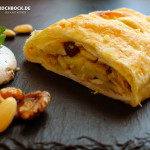 Rezept Blätterteig Apfelstrudel mit Walnüssen & Mandeln von Kochbock.de