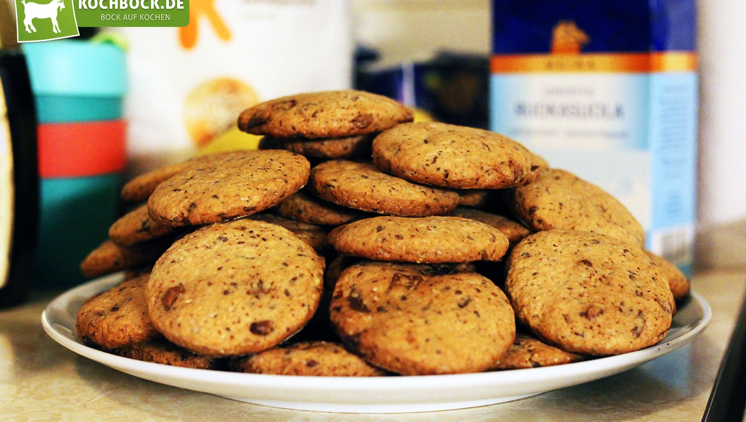 Schoko Cookies, Amerikanische Chocolate Cookies