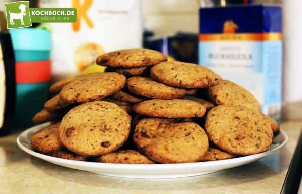 Schoko Cookies, Amerikanische Chocolate Cookies