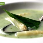 Rezept für Spargelcreme-Suppe mit Bärlauch von KochBock.de